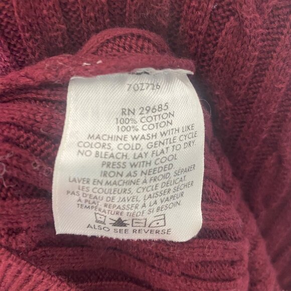 Vtg Pendleton Pima Coton Sweater Mens XL Pullover Fisherman Cable Knit‎ - Picture 6 of 10